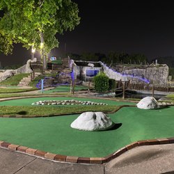 Golf Center of Arlington - Miniature golf at night