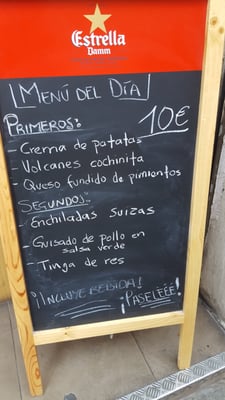 Menu photo 5 La Catrina de Barcelona Barcelona, B