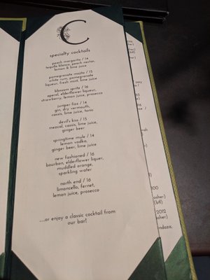 Menu photo 7 Blossom on Columbus New York, NY