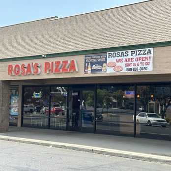 Rosa's Pizza - Outside entrance - Pizza Near Me - Selma, California