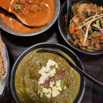 Indian Sizzler - Palak paneer, butter chicken, bhindi amchuri 5/5 - Breakfast & Brunch Near Me - Santa Clara, California Indian Sizzler - Palak paneer, butter chicken, bhindi amchuri 5/5 - Breakfast & Brunch Near Me - Santa Clara, California