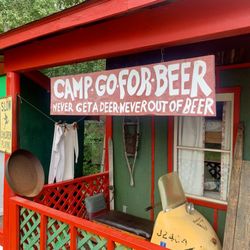 Da Yoopers Tourist Trap - Outdoor museum on Upper Michigan humor.