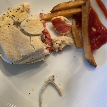LaRosa's Pizza Florence - a half eaten sandwich and french fries - Pizza Near Me - Florence, Kentucky