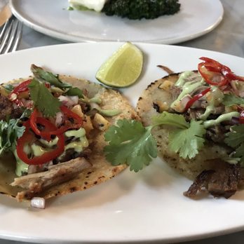 Spoon and Stable - Pork tacos on the bar menu. Not too heavy but also not too light. All the items are wonderful together. - New American Near Me - Minneapolis, Minnesota
