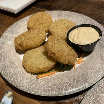Mudbugs Cajun Kitchen - Fried green tomatoes - Cajun/Creole Near Me - Sanibel, Florida Mudbugs Cajun Kitchen - Fried green tomatoes - Cajun/Creole Near Me - Sanibel, Florida
