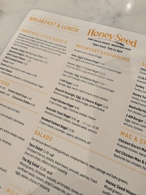 Menu photo 1 Honey Seed Chattanooga, TN