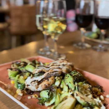LouVino - a plate of food and a glass of wine - Southern Near Me - Indianapolis, Indiana LouVino - a plate of food and a glass of wine - Southern Near Me - Indianapolis, Indiana