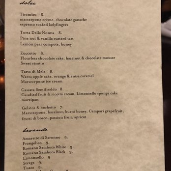 Cena Ristorante - Dessert menu - Italian Near Me - Park City, Utah Cena Ristorante - Dessert menu - Italian Near Me - Park City, Utah