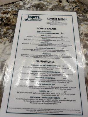 Menu photo 1 Jasper's Upper Marlboro, MD Menu photo 1 Jasper's Upper Marlboro, MD
