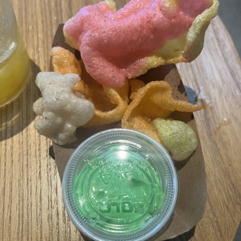 Work in Progress - Shrimp chips with aioli - Wine Bars Near Me - Costa Mesa, California Work in Progress - Shrimp chips with aioli - Wine Bars Near Me - Costa Mesa, California