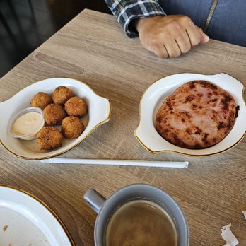 Mikayla's Cafe - Cheesy tater tot bombs - Breakfast & Brunch Near Me - Santa Clara, California