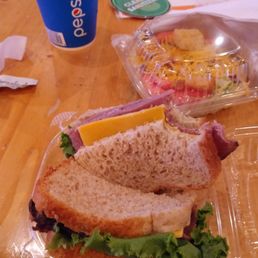 No hot food on Wednesday but sandwiches were 4.75 each No hot food on Wednesday but sandwiches were 4.75 each