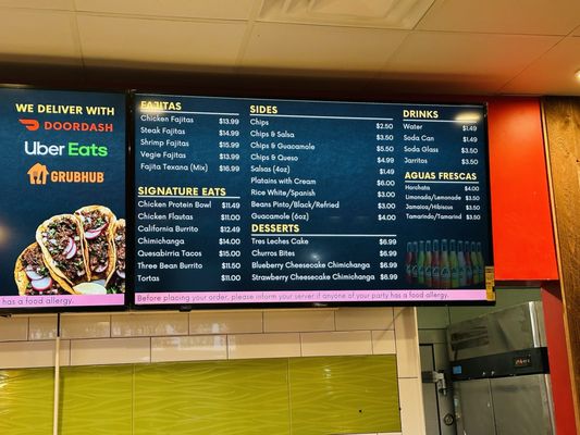 Menu photo 2 Cinco Chiles Taqueria Natick, MA