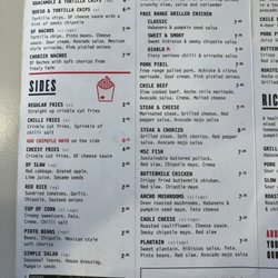 DF Tacos - Starters, Tacos, Sides menu