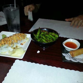 Mirin Cafe - Shrimp tempura roll, spicy garlic edamame, free egg rolls with check in. - Japanese Near Me - Escondido, California