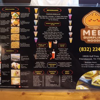 Meet Dumpling and Noodle - Chinese Near Me - Friendswood, Texas