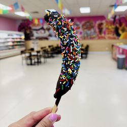 Jose's Bakery - Chocolate Covered Banana with Sprinkles