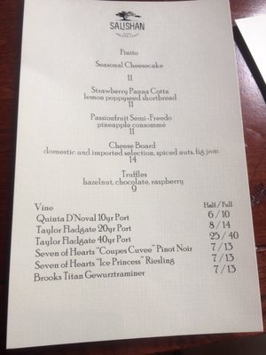 Menu photo 1 The Dining Room At Salishan Gleneden Beach, OR Menu photo 1 The Dining Room At Salishan Gleneden Beach, OR