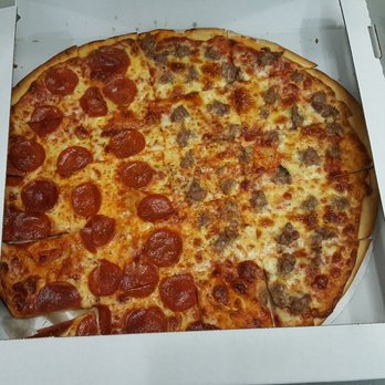 Marco Roma - Large thin half pepperoni and sausage - Italian Near Me - Winnetka, Illinois