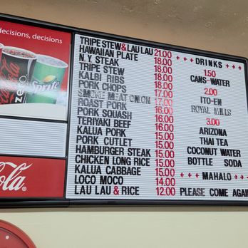 Lynn's Saimin & Cookie Shop - Menu - Japanese Near Me - Honolulu, Hawaii