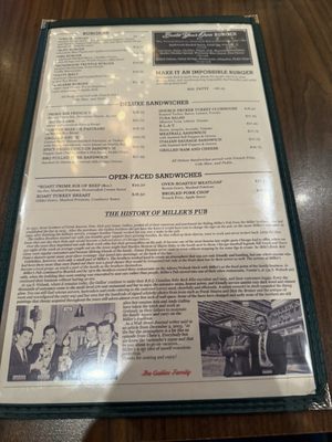 Menu photo 6 Miller's Pub Chicago, IL Menu photo 6 Miller's Pub Chicago, IL