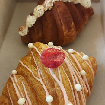 Le Doux Ciel - Croissants: Tiramisu and Lychee Raspberry - Bakeries Near Me - Richmond, British Columbia Le Doux Ciel - Croissants: Tiramisu and Lychee Raspberry - Bakeries Near Me - Richmond, British Columbia