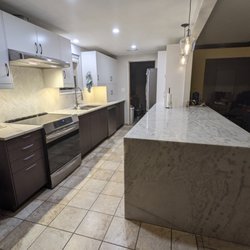 TGG Stone Granite and Quartz - Waterfalls are always our favorite to do. From some angles it looks like one large block of stone.
