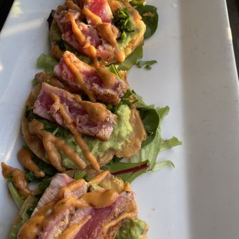 Cori's Modern Kitchen & Bar - Tuna Flatbread and fish nuggets!! - New American Near Me - Washington, DC, District of Columbia