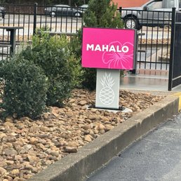 Mahalo = thank you...come again!