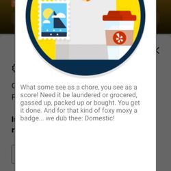Food Lion - I earned this badge back in September after checking in at Food Lion
