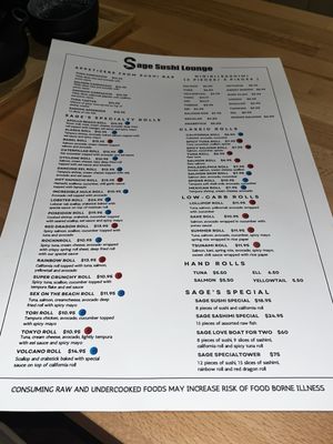 Menu photo 1 Sage Sushi Lounge Ruskin, FL Menu photo 1 Sage Sushi Lounge Ruskin, FL