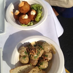 Ham croquettes and Spanish meatballs Ham croquettes and Spanish meatballs