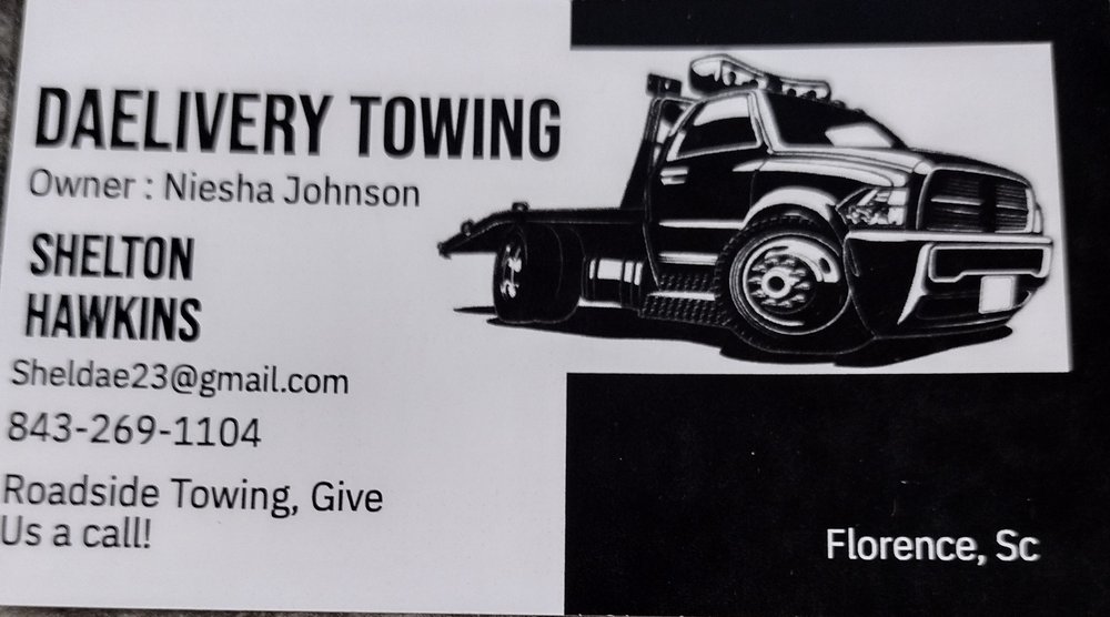 DAELIVERY TOWING Updated May 2024 Request a Quote Florence, South Carolina Towing
