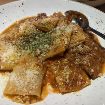 Jame Enoteca - Paccheri spicy pork fennel sausage - Italian Near Me - El Segundo, California