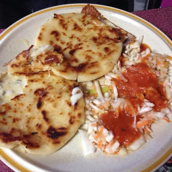 Loras Fireside - Squash and cheese Pupusas - Latin American Near Me - Baltimore, Maryland
