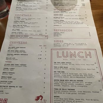 Azotea Cantina - Menu - Mexican Near Me - Atlanta, Georgia Azotea Cantina - Menu - Mexican Near Me - Atlanta, Georgia