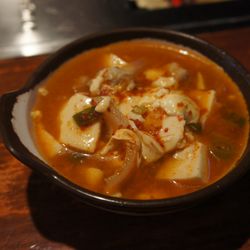 Woodo - Silken tofu soup with pork, egg and vegetables