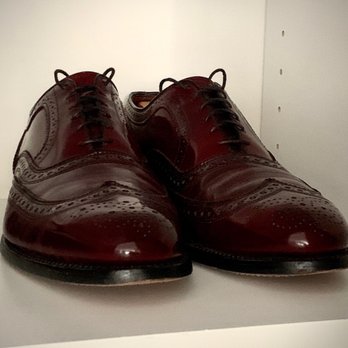 Union Station Shoe Shine - A mirror shine on Allen Edmonds McAllister wingtips, from the guys at Union Station Shoe Shine. - Shoe Shine Near Me - Washington, DC, District of Columbia Union Station Shoe Shine - A mirror shine on Allen Edmonds McAllister wingtips, from the guys at Union Station Shoe Shine. - Shoe Shine Near Me - Washington, DC, District of Columbia