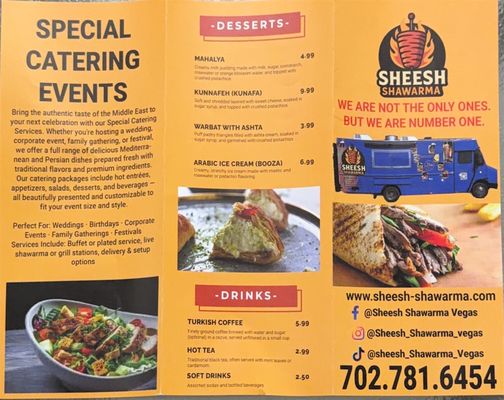 Menu photo 1 Sheesh Shawarma Vegas Las Vegas, NV
