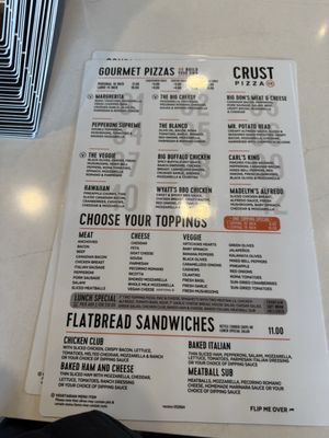 Menu photo 1 Crust Pizza College Station, TX Menu photo 1 Crust Pizza College Station, TX
