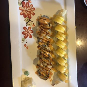 Tokyo Japanese Restaurant - Mango roll & Crunchy salmon roll, with beautiful art!! - Japanese Near Me - Burnham, Pennsylvania Tokyo Japanese Restaurant - Mango roll & Crunchy salmon roll, with beautiful art!! - Japanese Near Me - Burnham, Pennsylvania