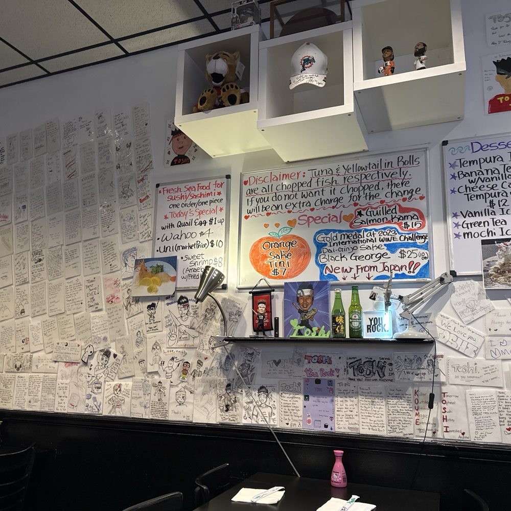 Fan wall and the owner and chef