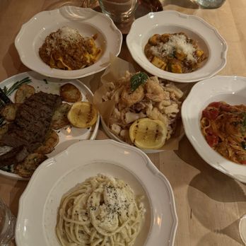 Yeppa & Co - Manzo Steak, tagliatelle bolognese di zagging, Gnocchi, linguine alle vongole, cacio E Pepe,  Frito Misto calamari - Cafes Near Me - Atlanta, Georgia