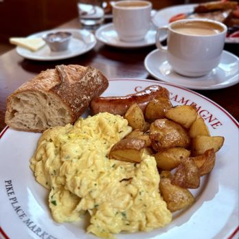 Café Campagne - Oeufs Brouilles* - French Near Me - Seattle, Washington Café Campagne - Oeufs Brouilles* - French Near Me - Seattle, Washington