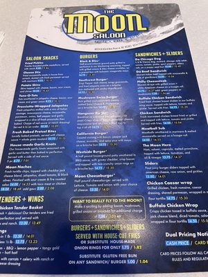 Menu photo 7 The Moon Saloon Peoria, AZ Menu photo 7 The Moon Saloon Peoria, AZ