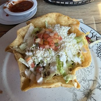 Corazon De Mexico Cuisine - Taco salad. Plenty of protein, actually I was surprised how much there was - New Mexican Cuisine Near Me - Fort Oglethorpe, Georgia Corazon De Mexico Cuisine - Taco salad. Plenty of protein, actually I was surprised how much there was - New Mexican Cuisine Near Me - Fort Oglethorpe, Georgia
