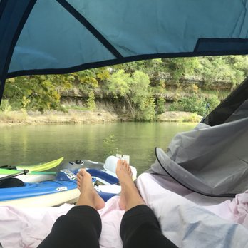 Kl Ranch Camp "On The River" - View from my tent - Campgrounds Near Me - New Braunfels, Texas Kl Ranch Camp "On The River" - View from my tent - Campgrounds Near Me - New Braunfels, Texas