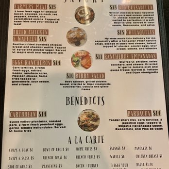 Chef Vargas - Menu. - Breakfast & Brunch Near Me - Elkins Park, Pennsylvania