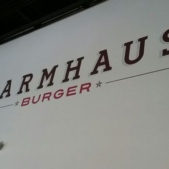 Farmhaus Burger - Logo on wall - Burgers Near Me - Augusta, Georgia Farmhaus Burger - Logo on wall - Burgers Near Me - Augusta, Georgia
