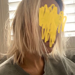 My train wreck of a haircut.